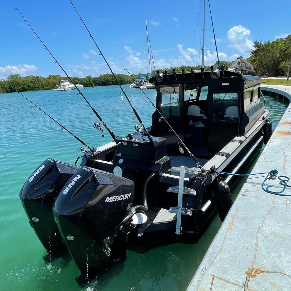 Fishing Boat Aluminum - Kapal Pancing Aluminium 18ft dengan Motor