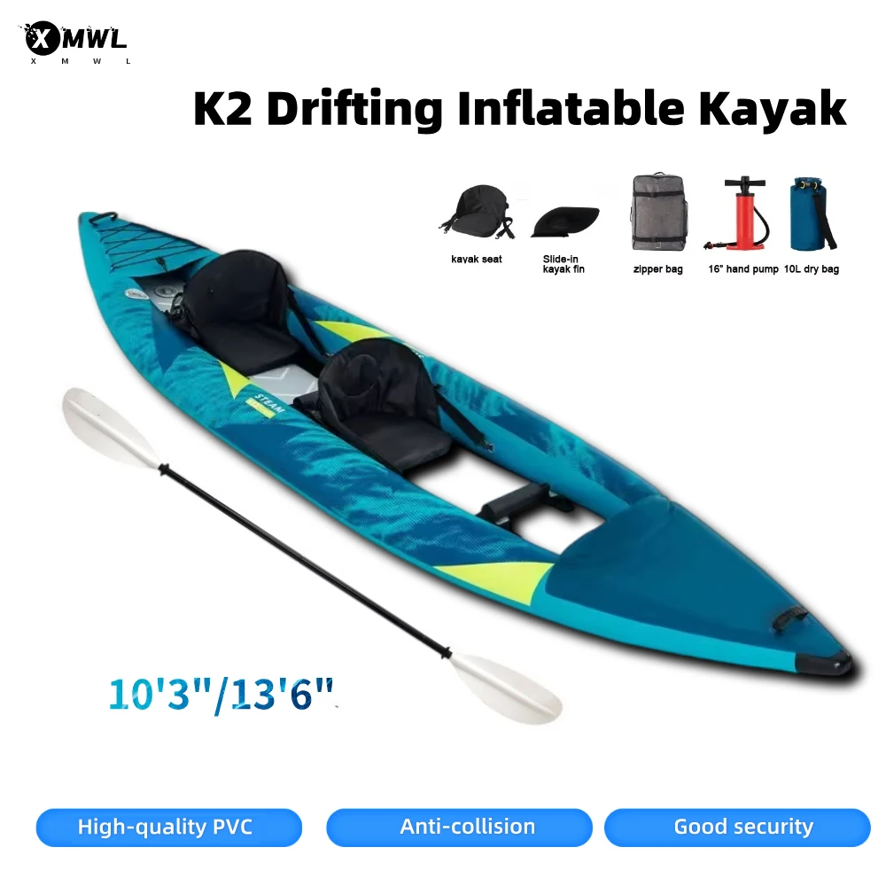 Fishing Boat Paddle - Perahu Kano Kayak Tiup 1-2 Orang