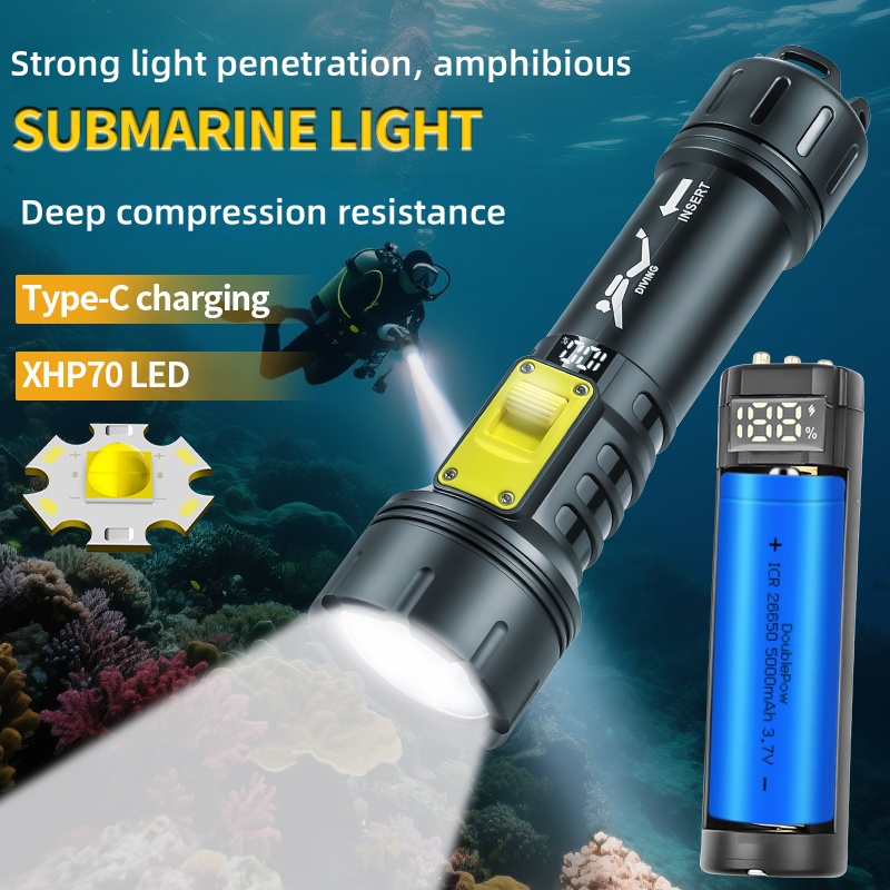 Fishing Boat Cover - Senter Selam XHP70 Baru IPX8 Casing