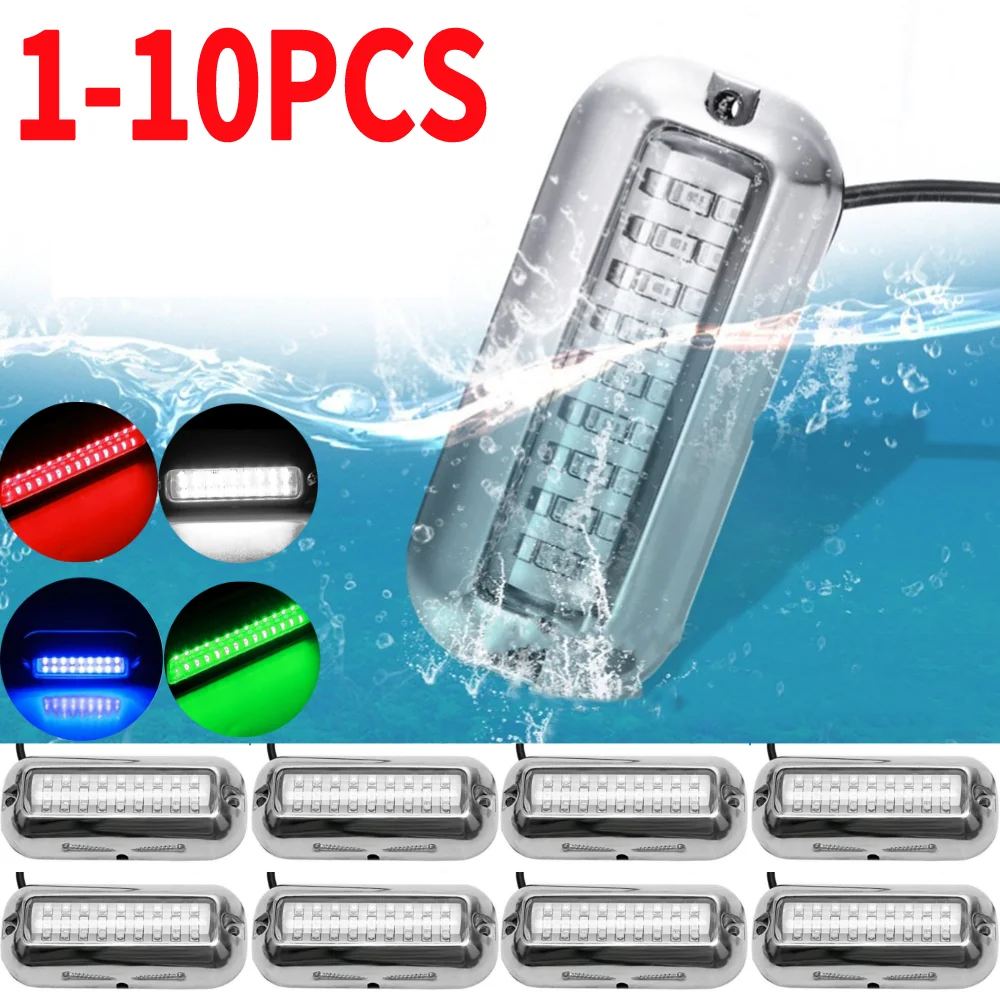 Fishing Boat Navigation Light - Lampu Speedboat 27LED baja tahan karat,