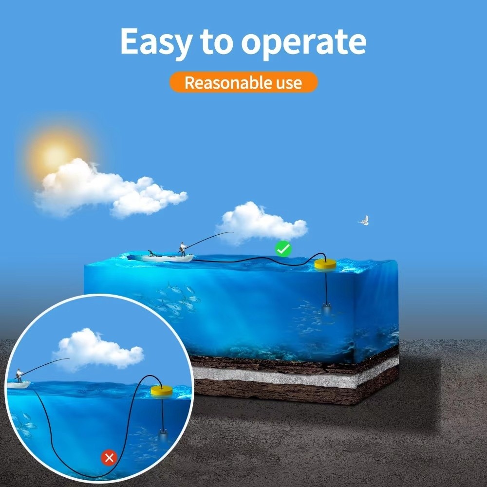 Pencari Ikan Portabel Genggam  - Fishing Boat Depth Finder ulasan dan harga