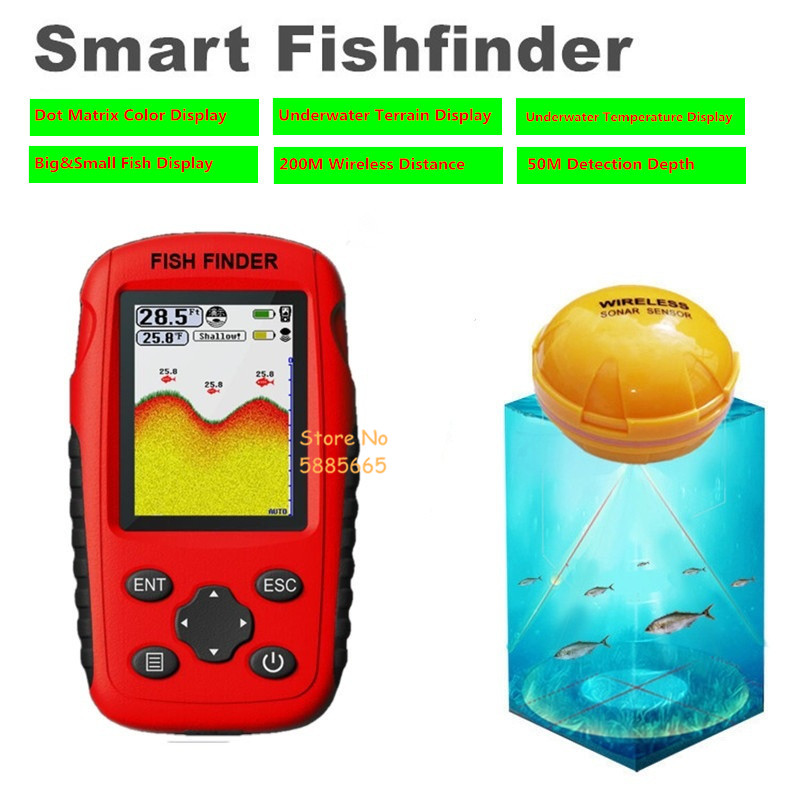 Sonar Pendeteksi Ikan Portabel - Fishing Boat Depth Finder ulasan dan harga