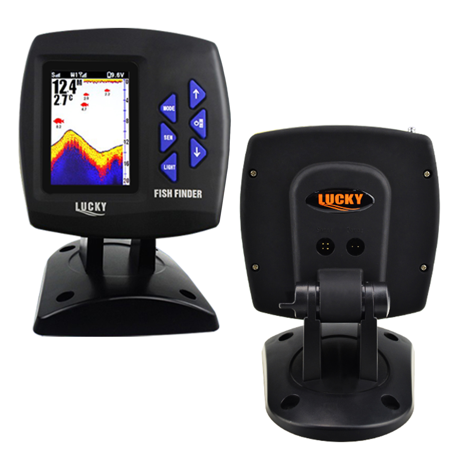 LUCKY Fishfinder 300m/ 980ft J - Fishing Boat Depth Finder ulasan dan harga