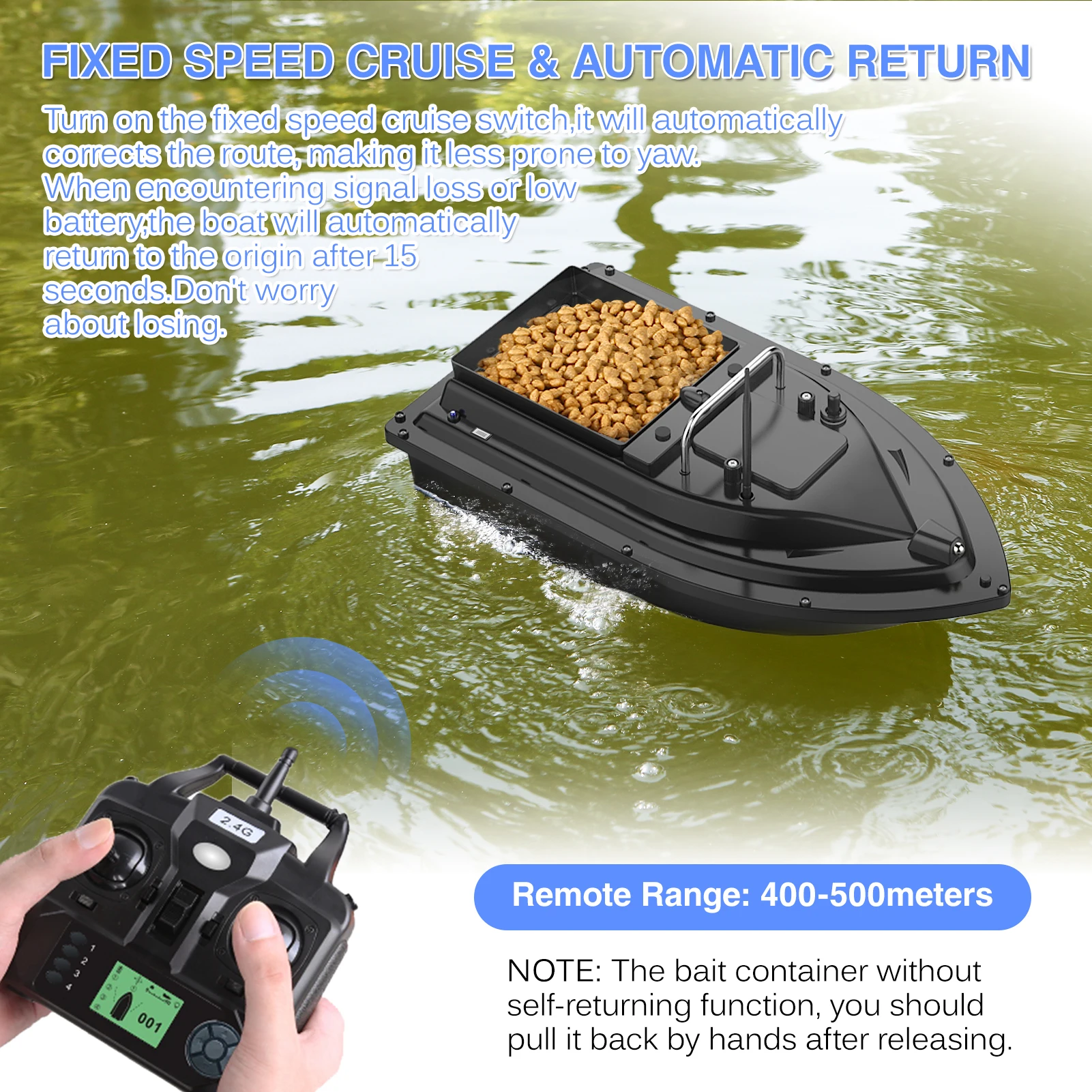 Perahu Umpan Ikan D16E GPS 120 - Fishing Boat Gps ulasan dan harga