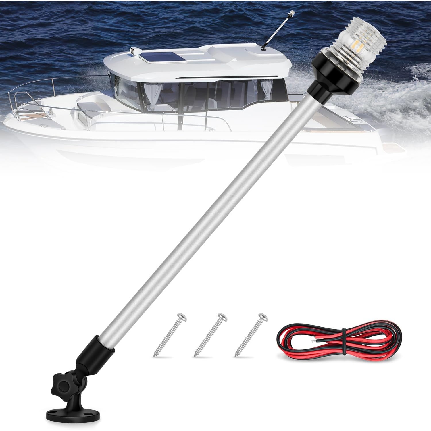 Lampu Buritan Kapal Nilight Ma - Fishing Boat Navigation Light ulasan dan harga