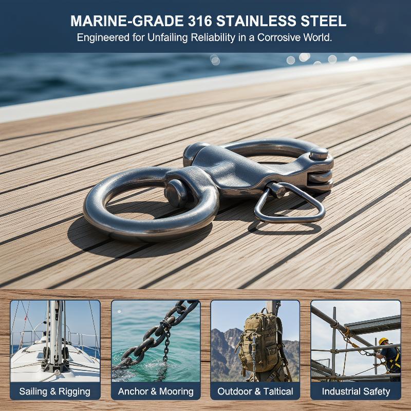 Shackle Putar Kelautan 316 Sta - Fishing Boat Paddle ulasan dan harga