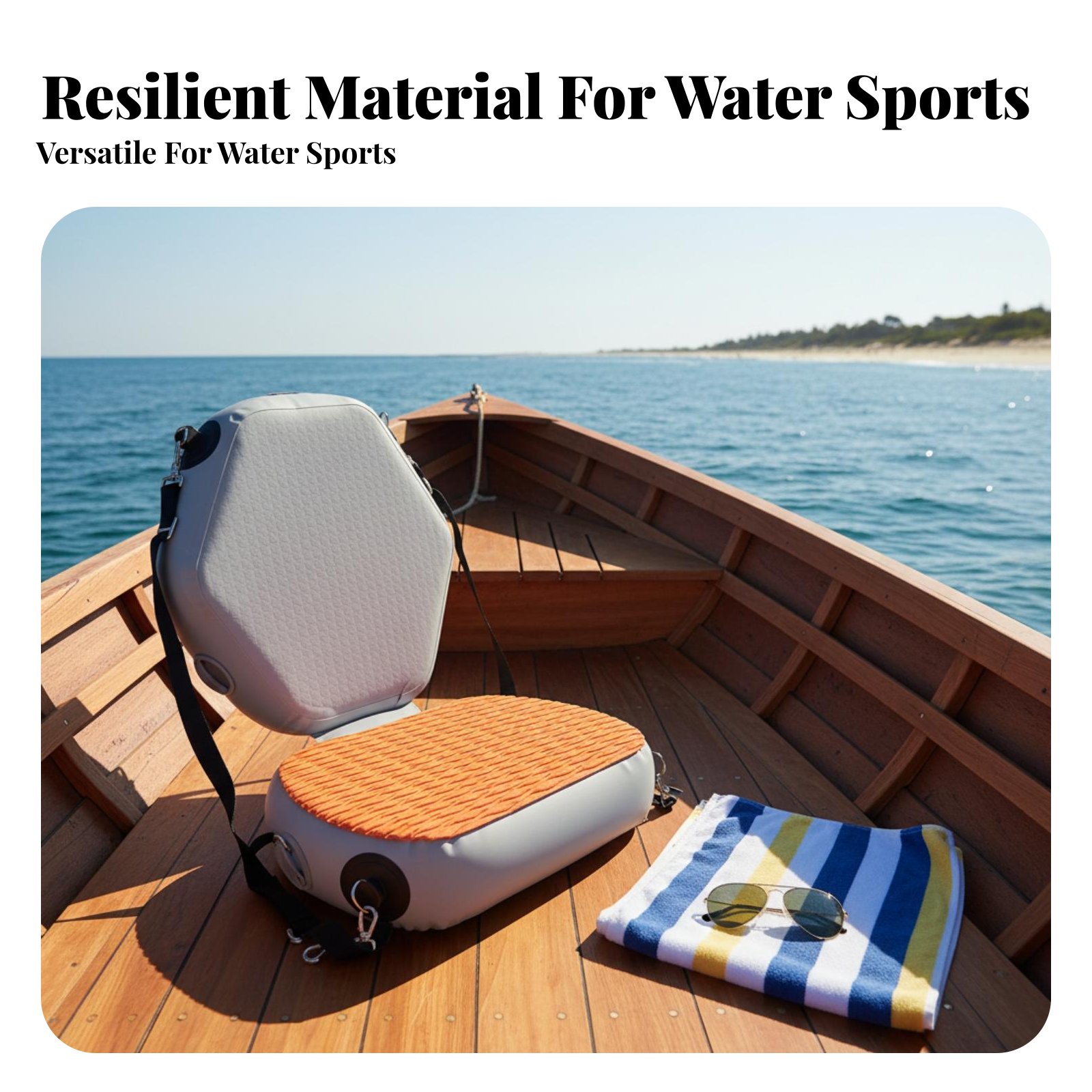 Kursi Kayak Tiup Tahan Aus, Ku - Fishing Boat Seat ulasan dan harga