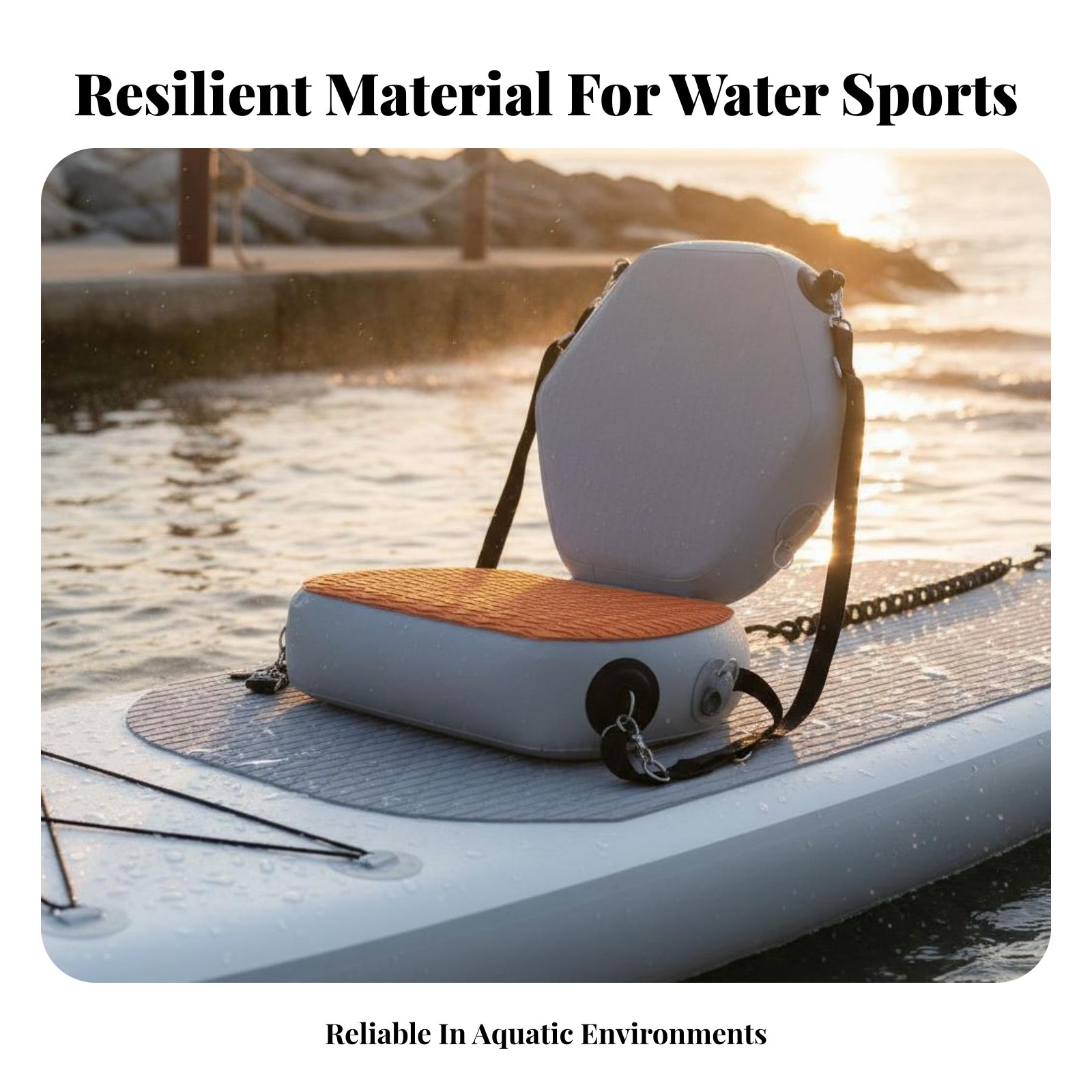 Kursi Kayak Tiup Tahan Aus, Ku - Fishing Boat Seat ulasan dan harga