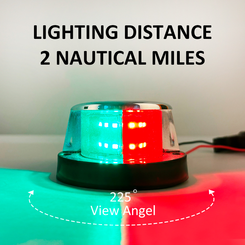 Lampu Navigasi Laut LED 12V Du - Fishing Boat Navigation Light ulasan dan harga