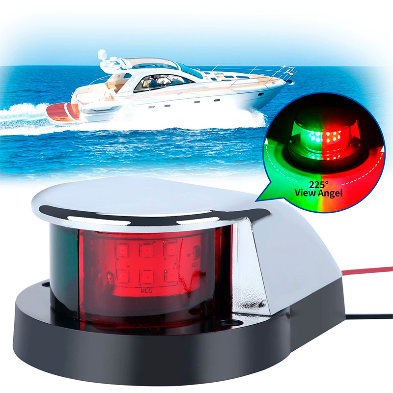Lampu Navigasi Laut LED 12V Du - Fishing Boat Navigation Light ulasan dan harga