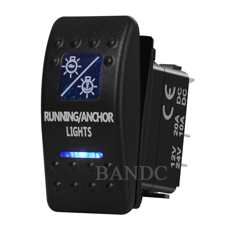 Lampu Led biru sakelar navigas - Fishing Boat Navigation Light ulasan dan harga