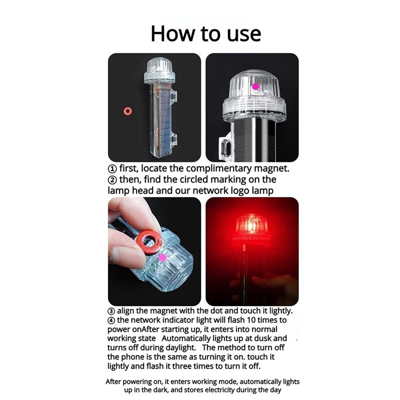 Lampu Sinyal Laut LED Tenaga S - Fishing Boat Navigation Light ulasan dan harga