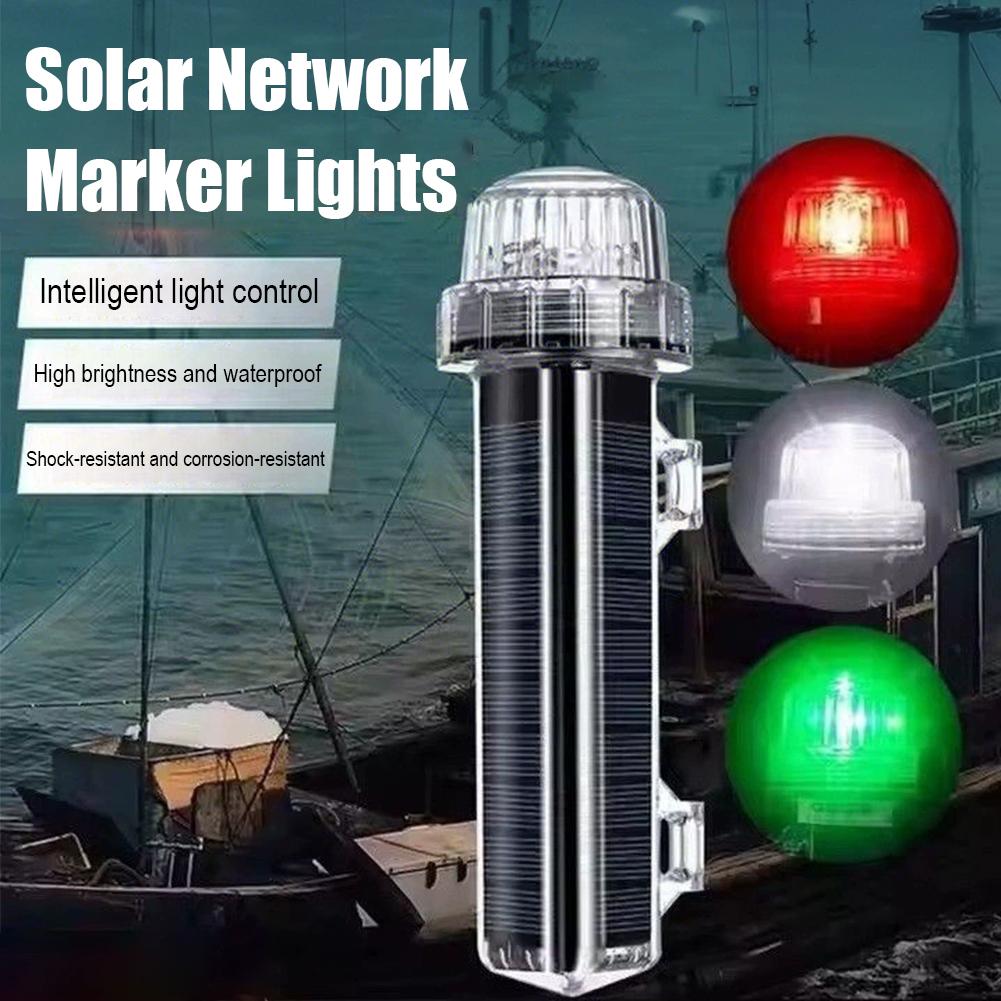 Lampu Sinyal Laut Tenaga Surya - Fishing Boat Navigation Light ulasan dan harga