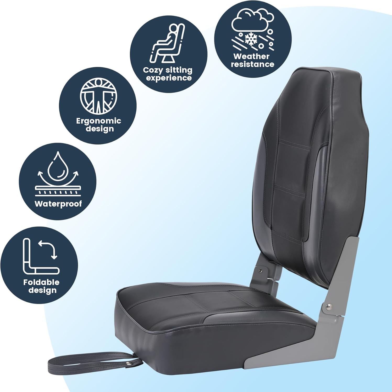 2 Paket Kursi Lipat untuk Pera - Fishing Boat Seat ulasan dan harga