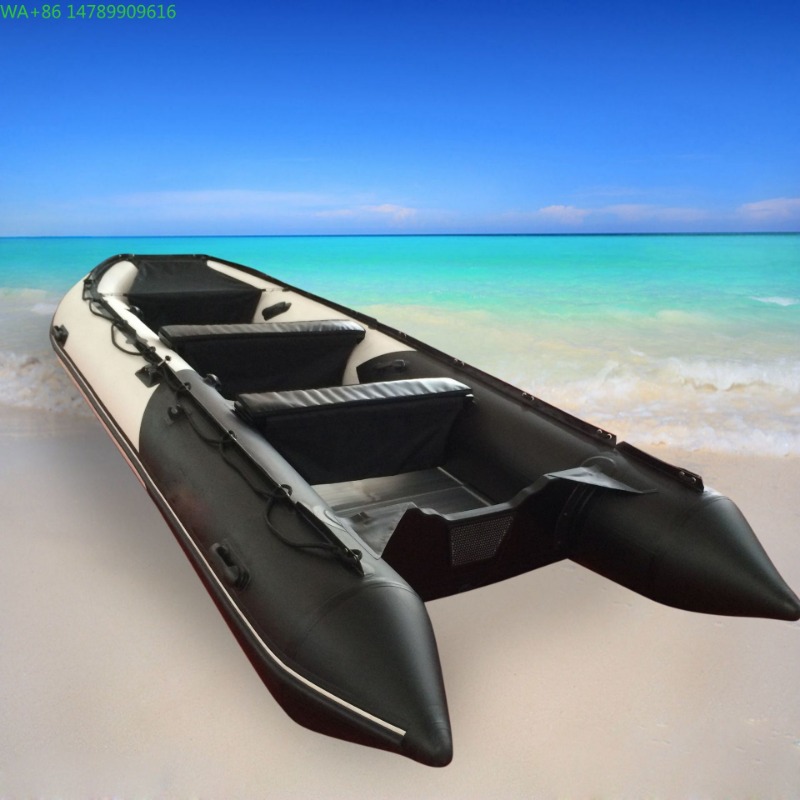 Perahu Karet PVC Tebal 4.7 m 9 - Fishing Boat Inflatable ulasan dan harga