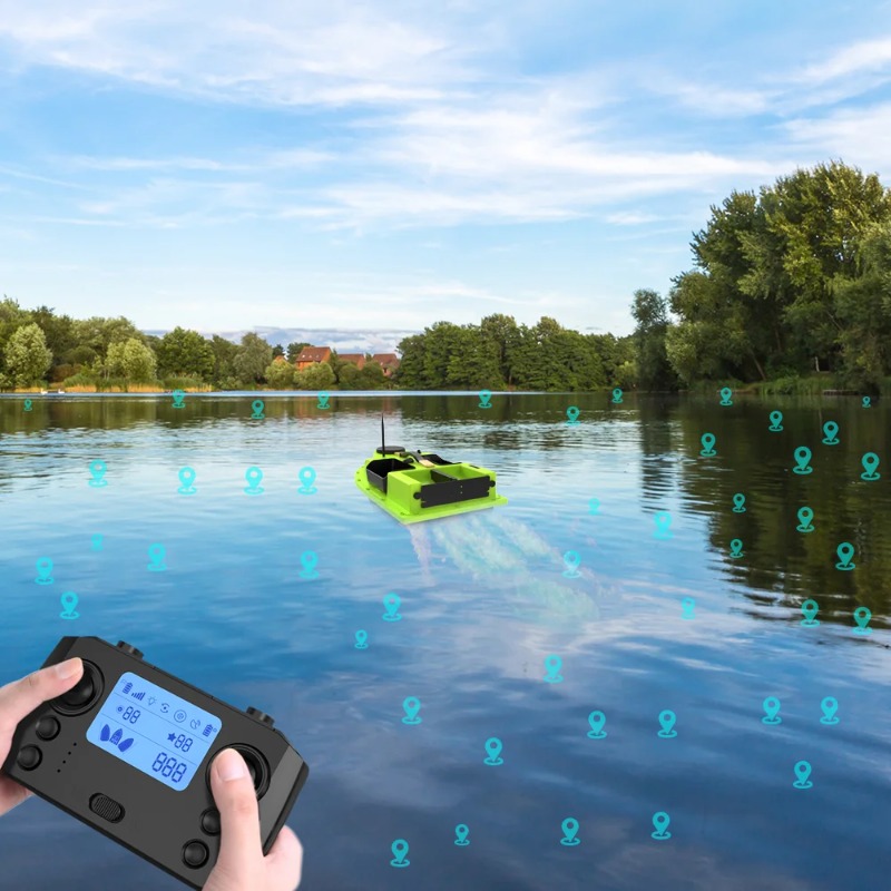 Perahu Umpan RC GPS D19 600M 4 - Fishing Boat Gps ulasan dan harga