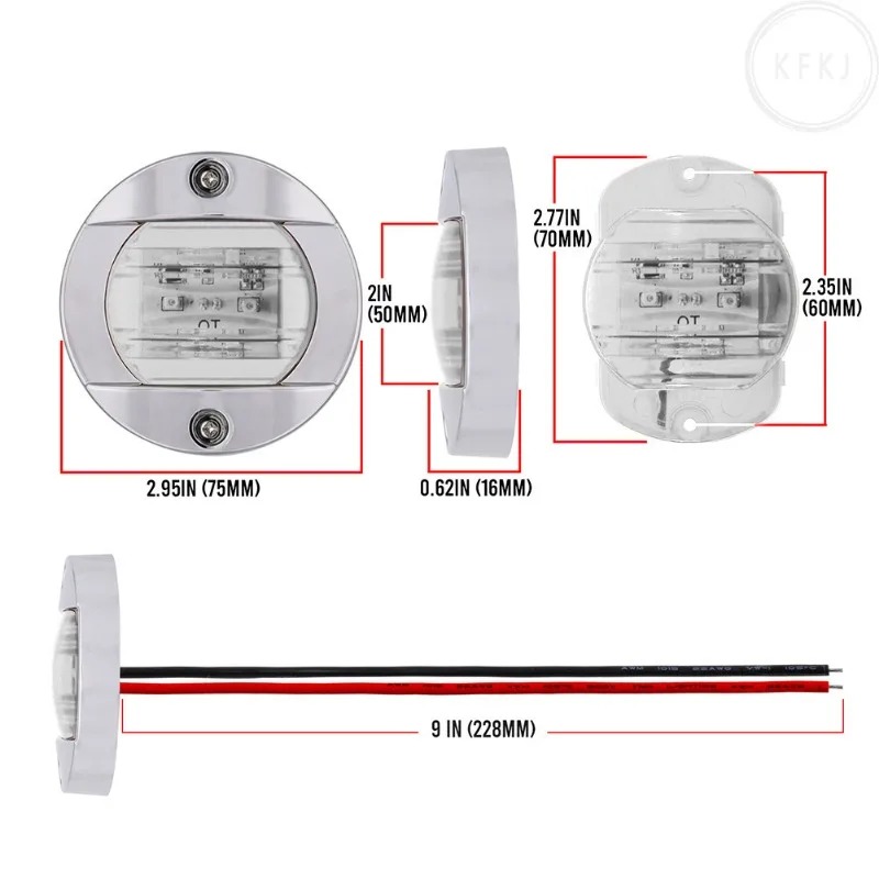 Lampu Dek Kapal Navigasi 12V/2 - Fishing Boat Navigation Light ulasan dan harga
